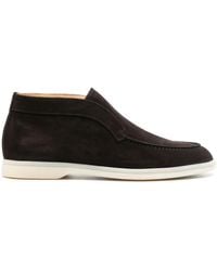 SCAROSSO - Leonarda Suede Ankle Boots - Lyst
