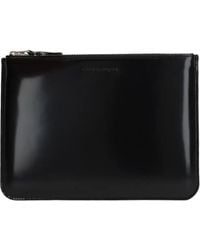 Comme des Garçons - Leather Pouch With Embossed Logo - Lyst