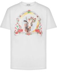 Moschino - Minimalist T-Shirt With Standard Fit - Lyst