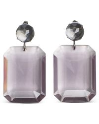 Fabiana Filippi - Rectangle Drop Earrings - Lyst