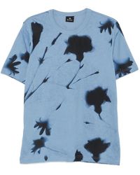 Paul Smith - Floral-Print T-Shirt - Lyst