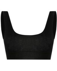 Palm Angels - Logo-tape Sports Bra - Lyst