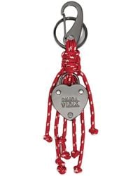 Bimba Y Lola - Heart-Padlock And Ropes Keyring - Lyst