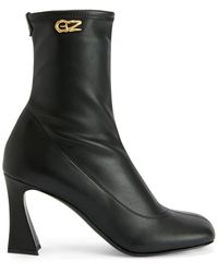 Giuseppe Zanotti - Alethaa 90mm Ankle Leather Boots - Lyst