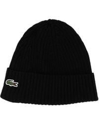 Lacoste - Mütze Mit Kroko-Patch - Lyst