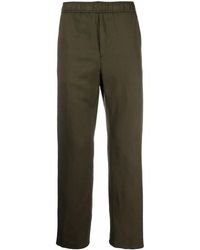 Etro - Logo-Tape Detail Straight-Leg Trousers - Lyst