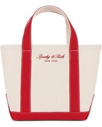 Sporty & Rich - Signature Ny Logo Mini Tote Bag - Lyst