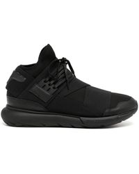 Y-3 - Qasa High 'triple Black' Sneakers - Lyst