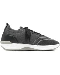 Brioni - Panelled Lace-Up Sneakers - Lyst
