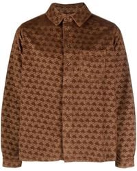 ERL - Camicia A Coste Con Stampa - Lyst