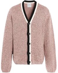 Barrie - V-Neck Buttoned Cashmere Cardigan - Lyst
