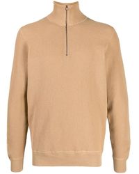 Pringle of Scotland - Half-Zip Cotton Jumper - Lyst