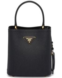 Prada - Borsa Tote Panier Mini - Lyst