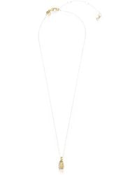 Kate Spade - Crystal-Embellished Pineapple-Motif Necklace - Lyst