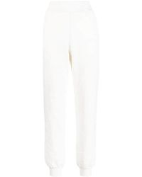 Elie Saab - Embroidered-design Cotton Blend Track Pants - Lyst