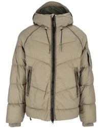 C.P. Company - Down Shield Lens Hooded Puffer Jacket - Lyst