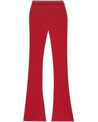 Courreges - Reediton Ribbed Flared Trousers - Lyst