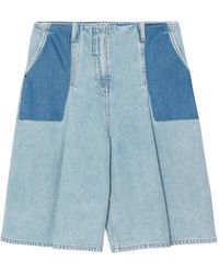 3.1 Phillip Lim - Patchwork Pleat Shorts - Lyst