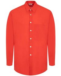 AURALEE - Cotton Lawn Shirt - Lyst