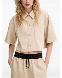 Stand Studio - Camicia Crop Con Taschino - Lyst