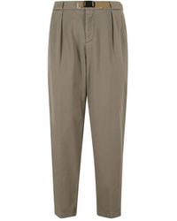 White Sand - Buckle-Fastening Pleated-Front Trousers - Lyst