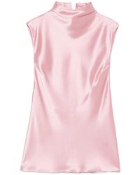 Nanushka - High-Neck Sleeveless Top - Lyst