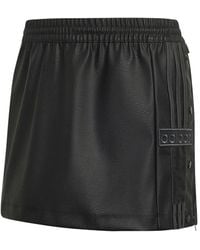 adidas - Adibreak Logo-Patch 3-Stripes Mini Skirt - Lyst