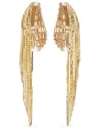 Tory Burch - Runway Chain Statement Earring - Lyst