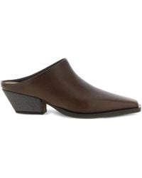 Brunello Cucinelli - Precious Heels Flat Shoes Marrone-Donna - Lyst