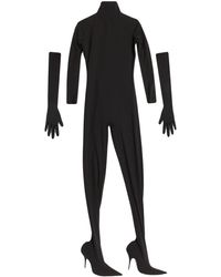 Balenciaga Falkon Bodysuit in Black | Lyst UK
