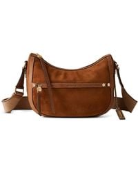 Borbonese - Petit Sac À Bandoulière Zippé Luna - Lyst