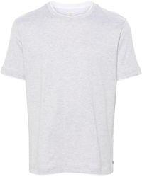 Eleventy - T-shirt en coton à design superposé - Lyst