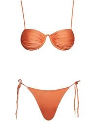 Noire Swimwear - Bikini Monowire con cierre de lazo - Lyst