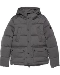 SERGIO MORETTI FIRENZE - Logo-Patch Padded Jacket - Lyst