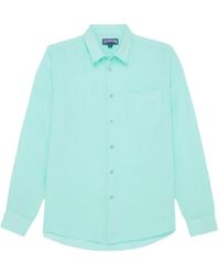 Vilebrequin - Button-Up Linen Shirt - Lyst