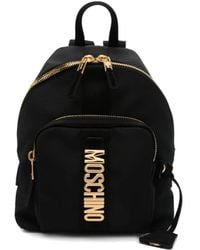 Moschino - Small Logo-Plaque Backpack - Lyst