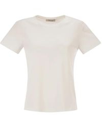Max Mara - Embroidered-Detail T-Shirt - Lyst