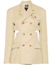 R13 - Blazer Met Dubbele Rij Knopen - Lyst