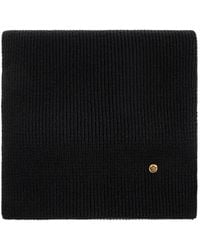 Versace - Bufanda De Canalé Con Placa Medusa - Lyst