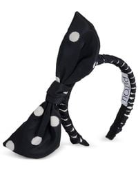 Patou - Polka Dot-Pattern Bow-Detail Headband - Lyst