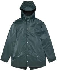Rains - Hooded Press-Stud Jacket - Lyst