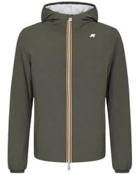 K-Way - Reversible Hooded Jacket - Lyst