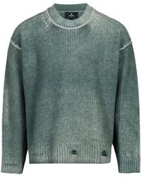 Represent - Pull En Maille Côtelé À Effet Usé - Lyst