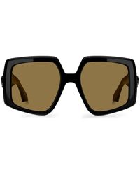 Etro - Pegaso-motif Oversize-frame Sunglasses - Lyst