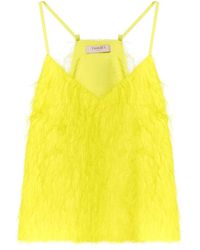 Twinset - Feather-Like Tank Top - Lyst