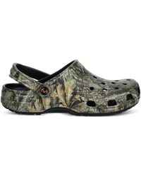 Crocs™ - Perforated Print Slides - Lyst