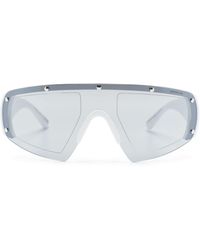 Moncler - Cycliste Sonnenbrille im Oversized-Look - Lyst