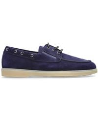 Giuseppe Zanotti - Gz-Venice Suede Boat Shoes - Lyst
