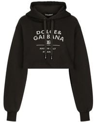 Dolce & Gabbana - Cotton Hoodie - Lyst