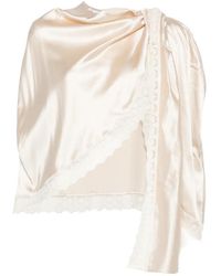 THE GARMENT - Cata Lace-Trim Draped Top - Lyst